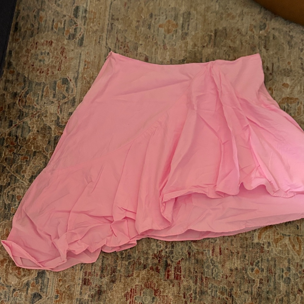 Zara Basic Collection Asymmetrical Pink Skirt - image 3